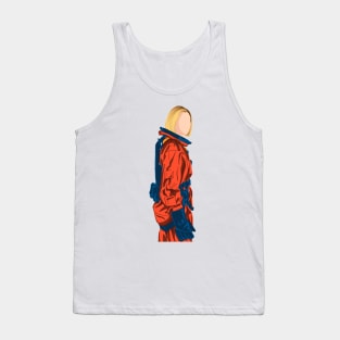 Thirteenth Doctor Orange Spacesuit Outfit Tank Top